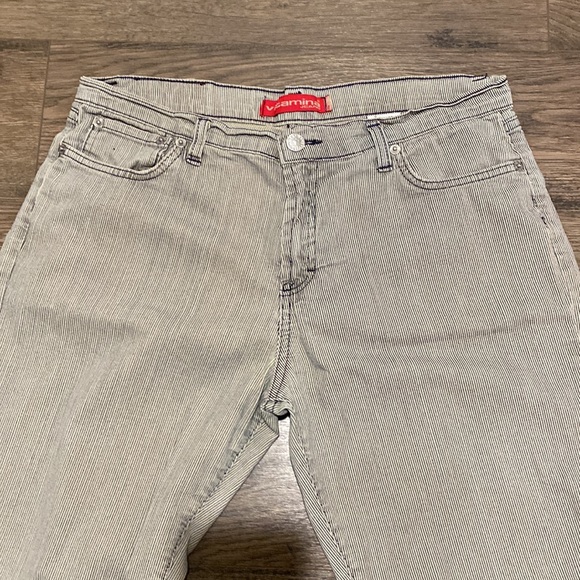 Vitamina Womens Pinstripe Jeans - Picture 3 of 11